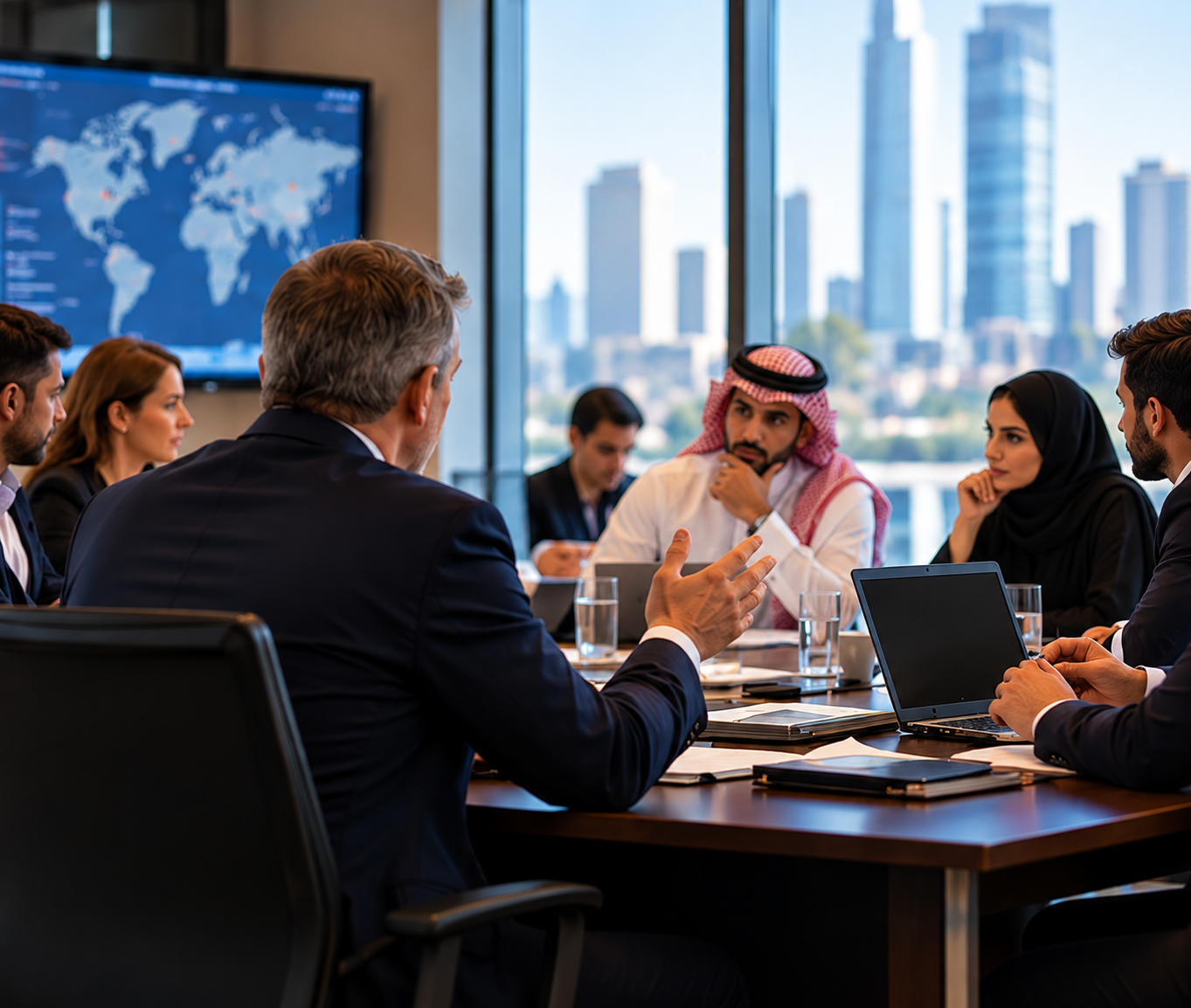 Prime Way and Nesma Security partnership meeting